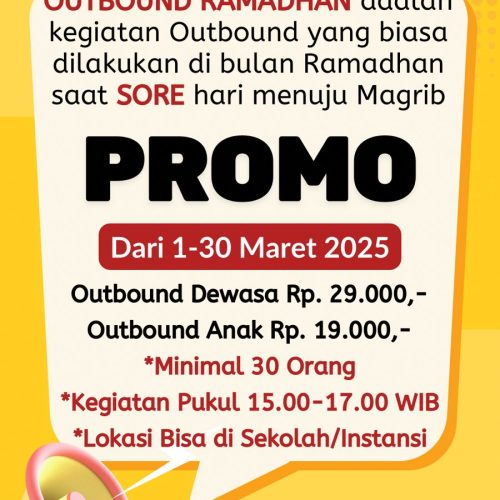 Outbound Ramadhan: Serunya Beraktivitas Sore Hari Sebelum Berbuka!
